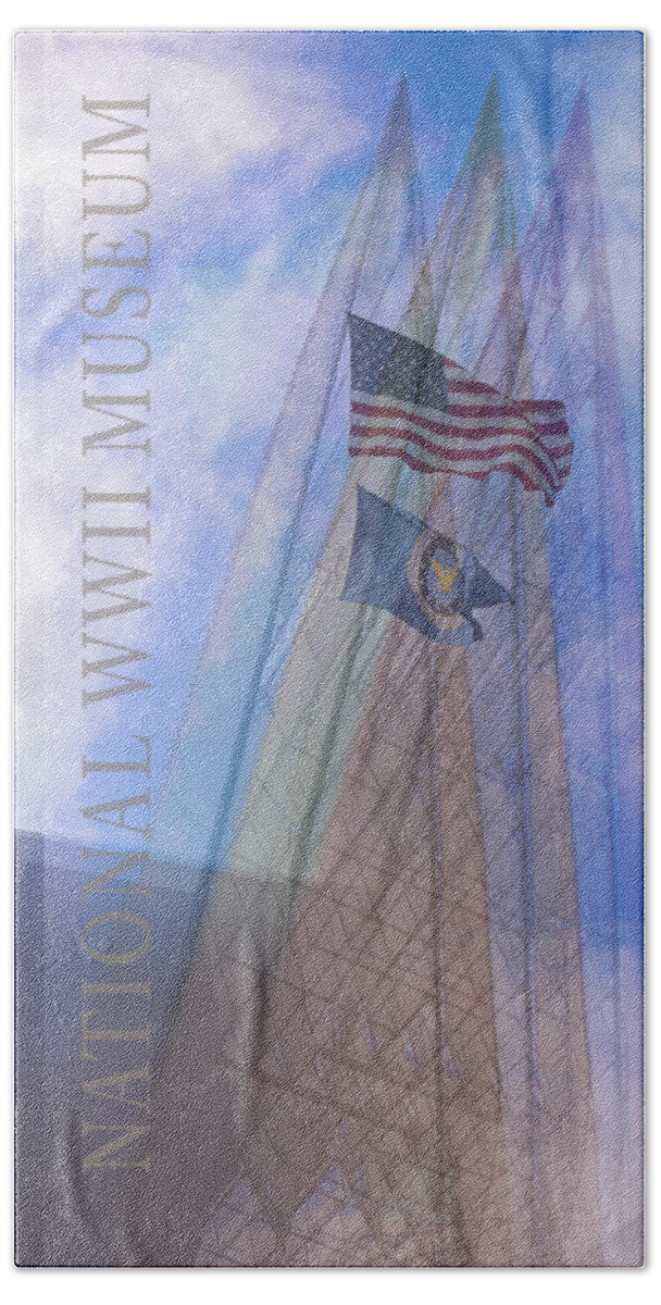 Architecture Hand Towel featuring the photograph National World War ll Museum by Norma Brandsberg