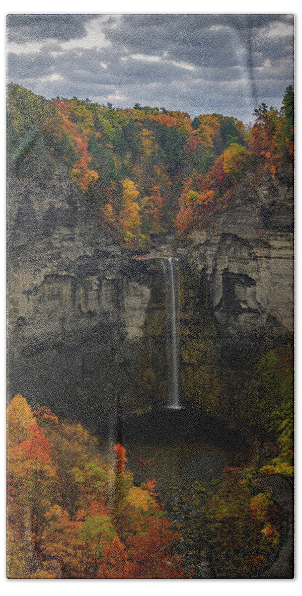 Taughannock Falls Hand Towel featuring the photograph NY Color by Guy Coniglio