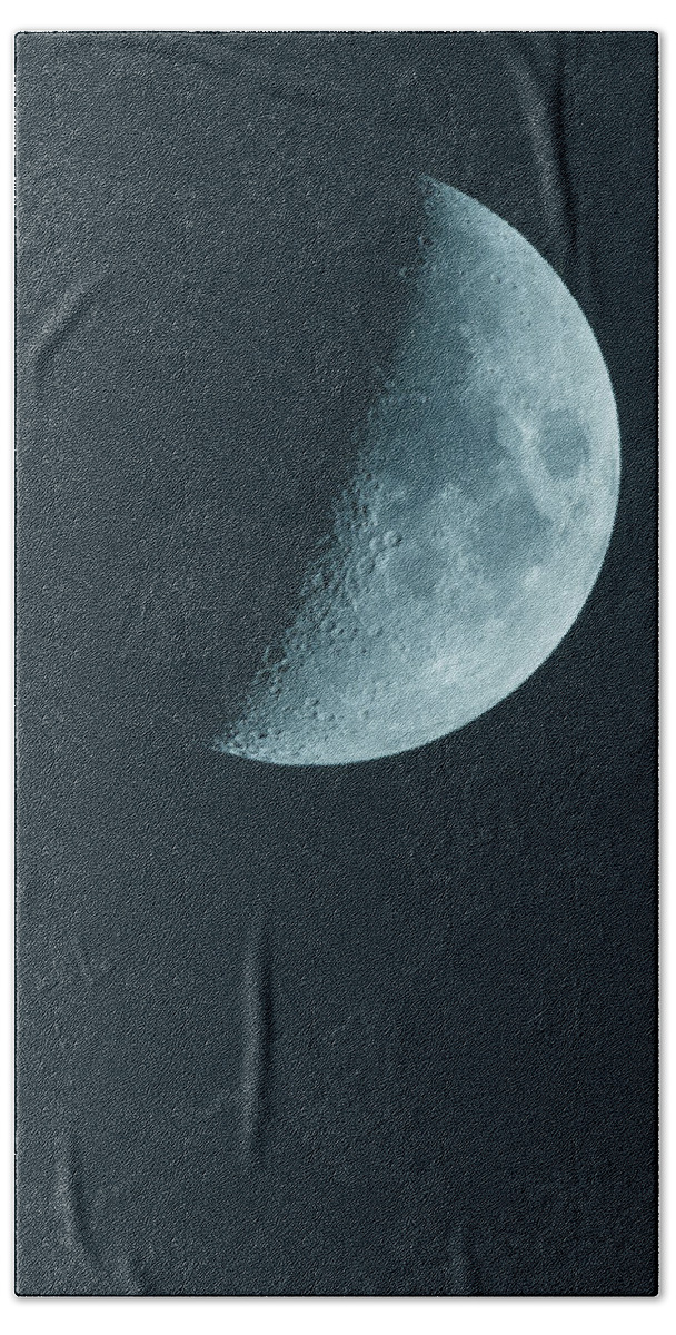 Moon Bath Towel featuring the photograph Other world by Patrick Van Os
