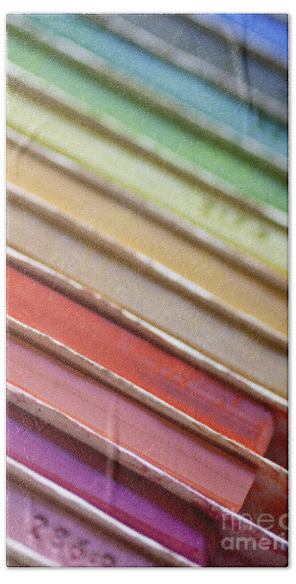 Rainbow Bath Towel featuring the photograph Over The Rainbow by Ana V Ramirez