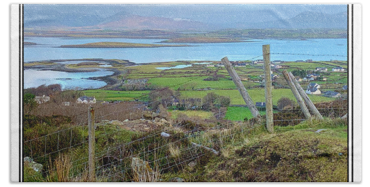 Clew Bay Bath Towel featuring the photograph Overlooking Clew Bay by Peggy Dietz