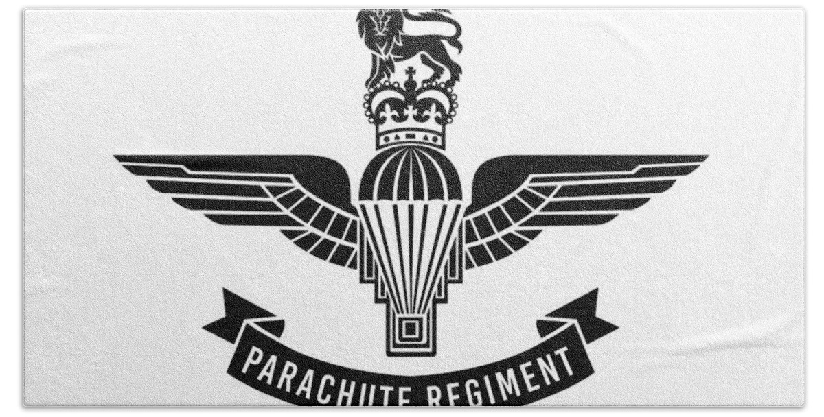 Parachute Regiment Insignia with Parachute with Wings Royal Crown and ...
