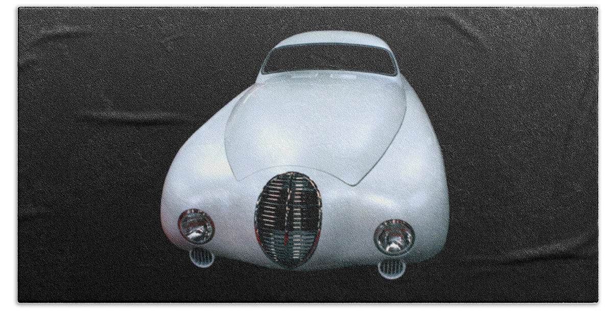 Peugeot Hand Towel featuring the photograph Peugeot 402 DS by Guillaume Jack'o Berger