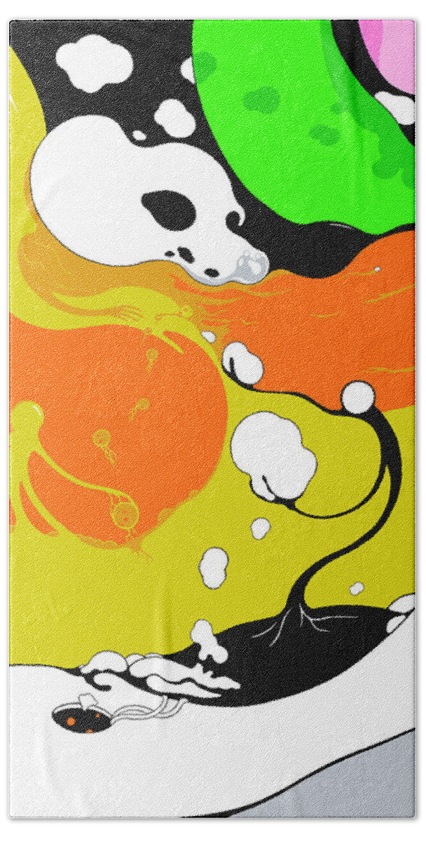 Vines Bath Towel featuring the digital art Plucked by Craig Tilley