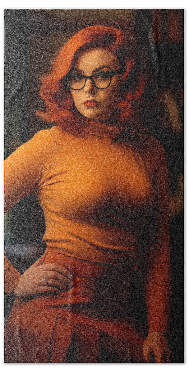 Portrait of Velma Dinkley Greeting Card by Midjouney - Daniel Super