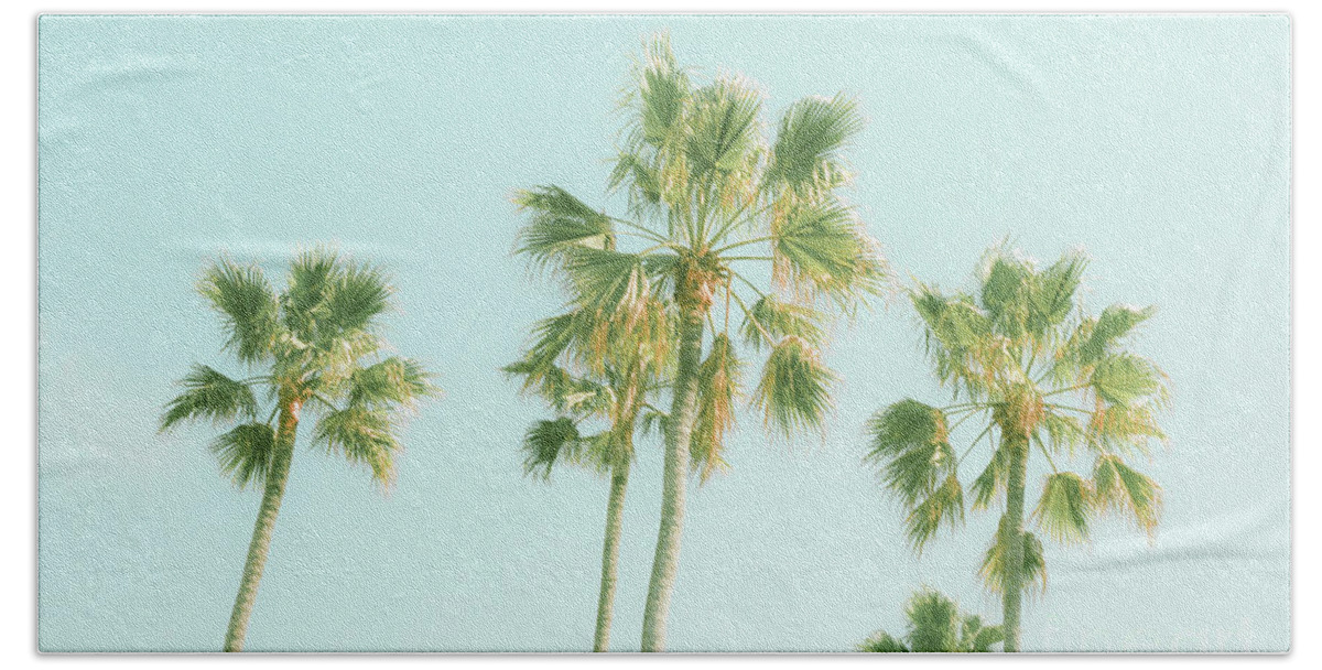 Summer Hand Towel featuring the photograph Pretty Palms by Ana V Ramirez