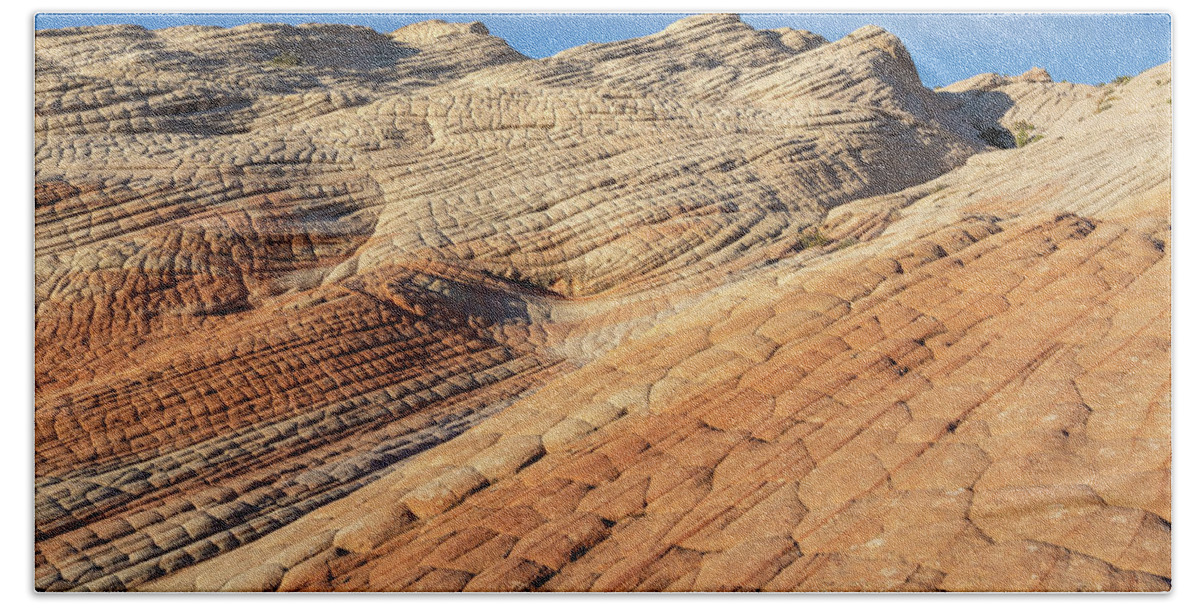 Utah Bath Towel featuring the photograph Quilted Landscape by James Marvin Phelps