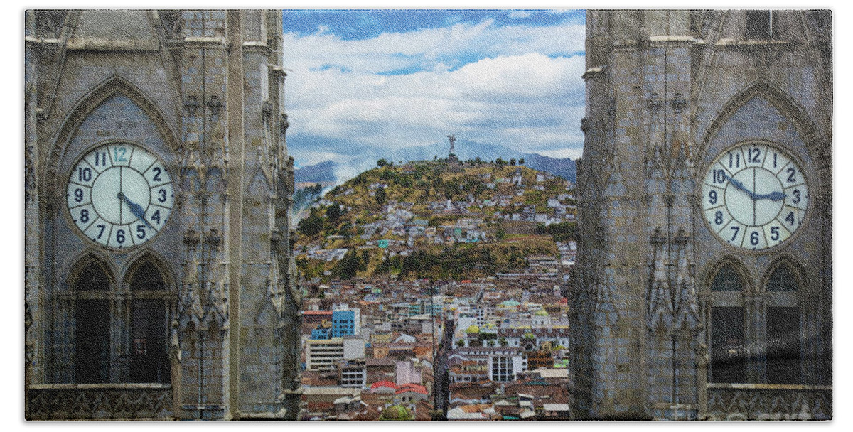 Ecuador Bath Towel featuring the photograph Quito, Ecuador by David Little-Smith