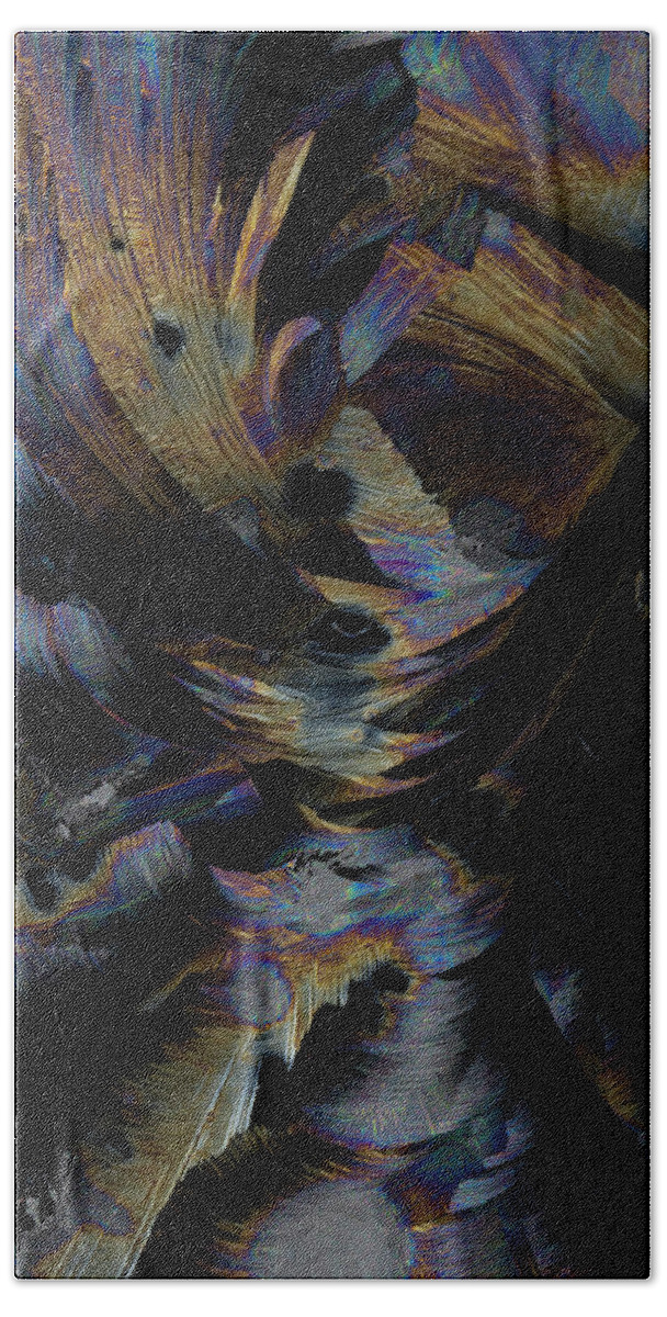Crystal Bath Towel featuring the photograph Rainbow splashes by Jaroslaw Blaminsky