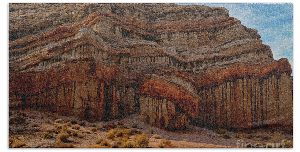 Red Rock Canyon State Park Bath Towel featuring the photograph Red Rock Canyon State Park by Abigail Diane Photography
