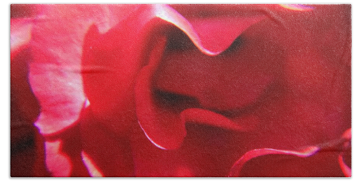 Red Rose Bath Towel featuring the photograph Red Rose by Vivian Aumond