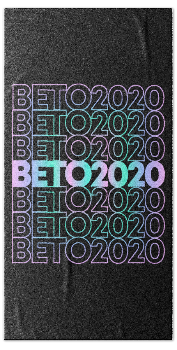 Cool Bath Towel featuring the digital art Retro Beto 2020 by Flippin Sweet Gear