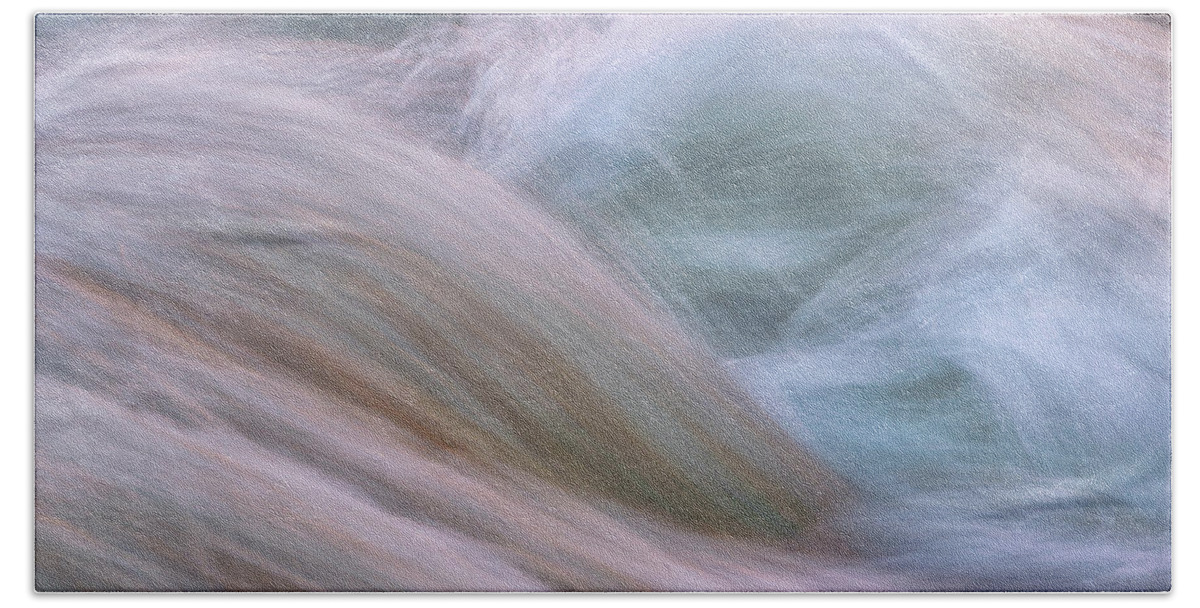 Water Bath Towel featuring the photograph River Rush by Darren White