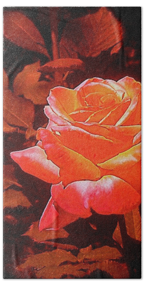 Rose Bath Towel featuring the photograph Rose 1 by Pamela Cooper