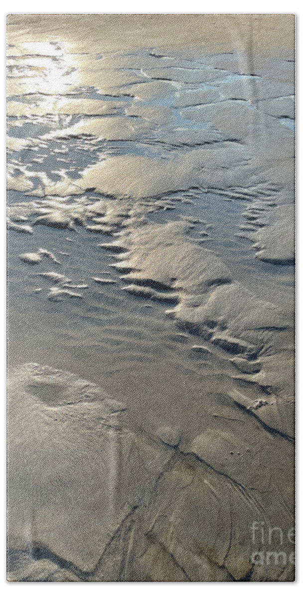 #beach Bath Towel featuring the photograph Sand by Cornelia DeDona