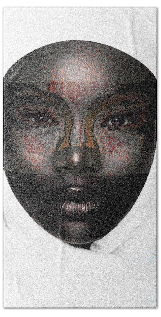 Shades Collection 1 Bath Towel featuring the digital art Shades of Me 3 by Aldane Wynter