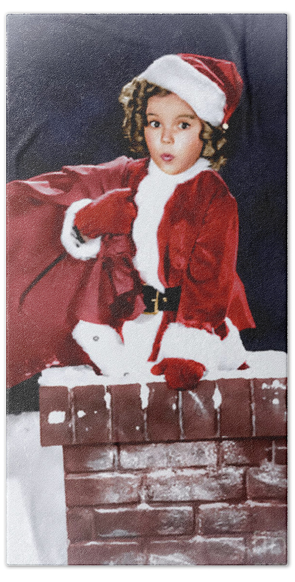 Shirleytemple Hand Towel featuring the photograph Shirley Temple on chimney  by Franchi Torres