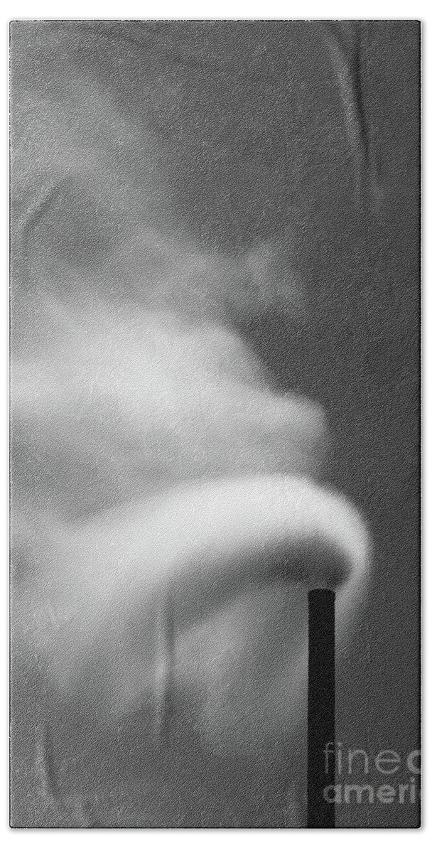 Long Hand Towel featuring the photograph Smoke by Frederic Bourrigaud