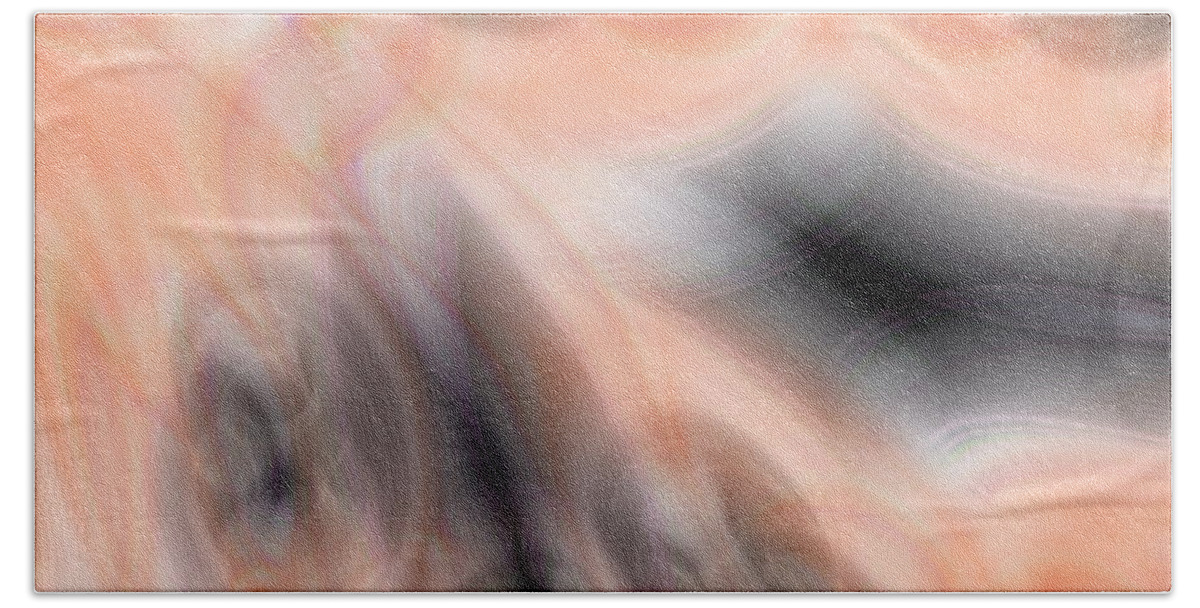 #abstract #abstractart #digital #digitalart #wallart #markslauter #homedecor #facemask #apparel #stationary Hand Towel featuring the digital art Solar Winds by Mark Slauter