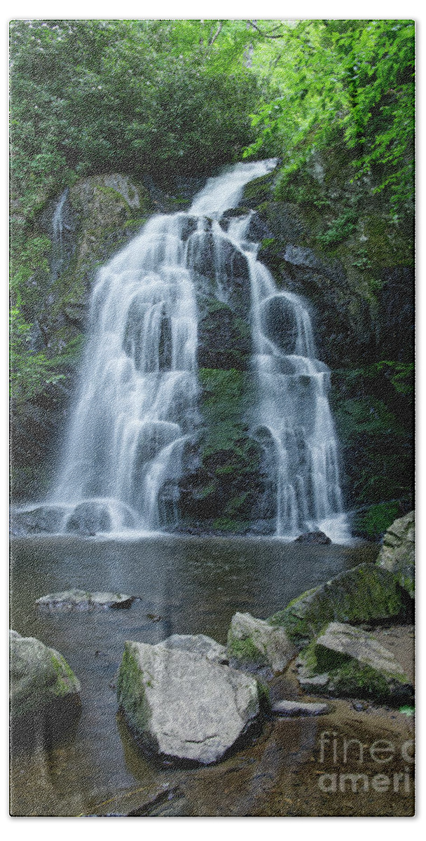Tennessee Bath Towel featuring the photograph Spruce Flats Falls 26 by Phil Perkins