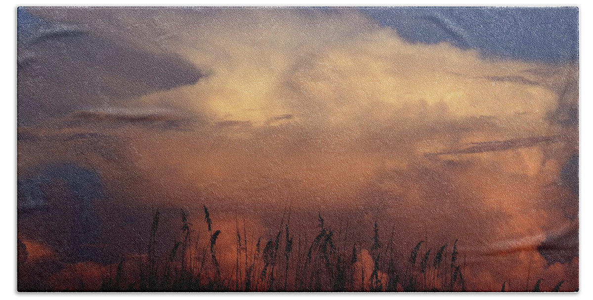 Clouds Bath Towel featuring the photograph Storm Rising by Robert Stanhope
