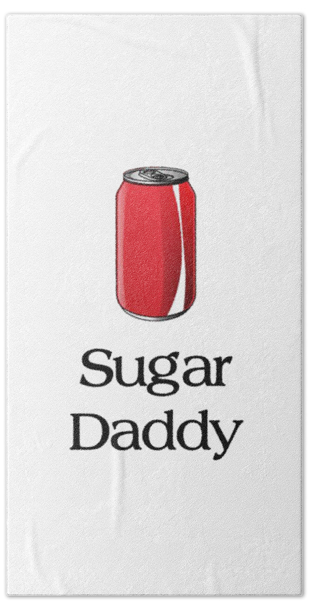 Sugar Daddy Bath Towel featuring the digital art Sugar Daddy by Az Jackson