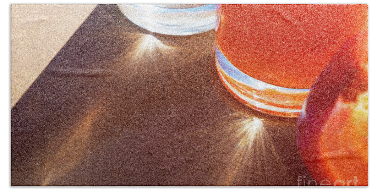Drink Bath Towel featuring the photograph Summer dream and light reflections by Adriana Mueller
