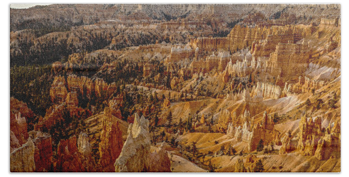 Canyon Hand Towel featuring the photograph Sunrise Bryce Canyon by Gary Shepard