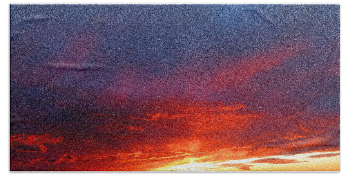 Sun Hand Towel featuring the photograph Sunset On San Juan Island by Marie Jamieson