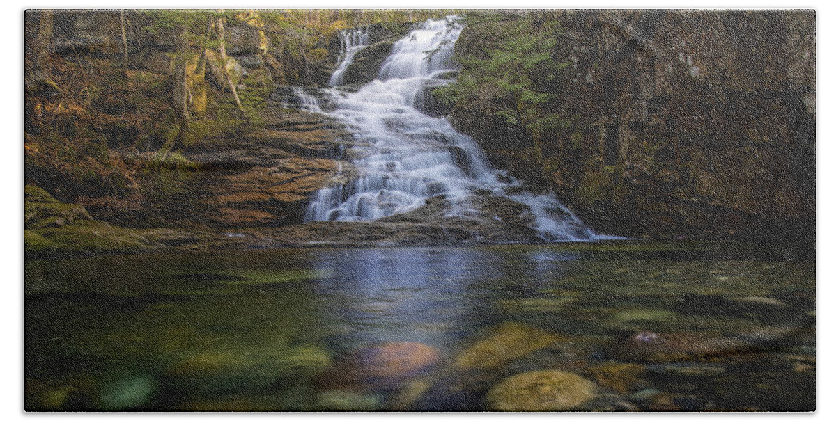 Tama Bath Towel featuring the photograph Tama Fall Spring Reflections by White Mountain Images
