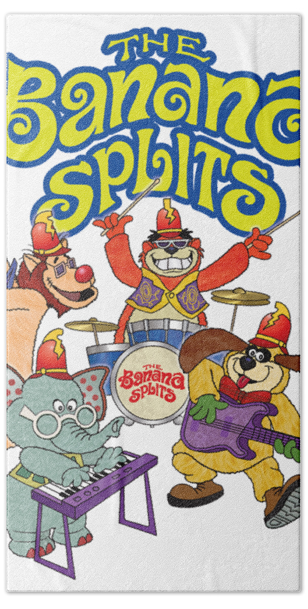 The Banana Splits Characters Playing Their Rock 'N Roll Instruments Bath  Towel by Glen Evans - Fine Art America
