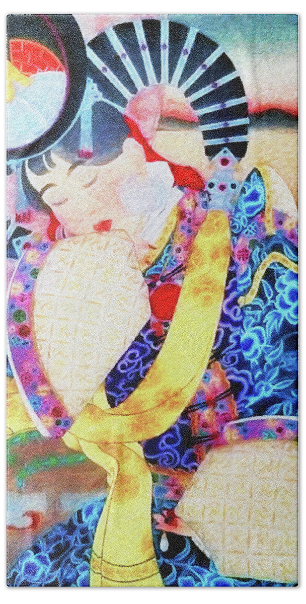 Japan Bath Towel featuring the photograph The Good Geisha by Jack Torcello