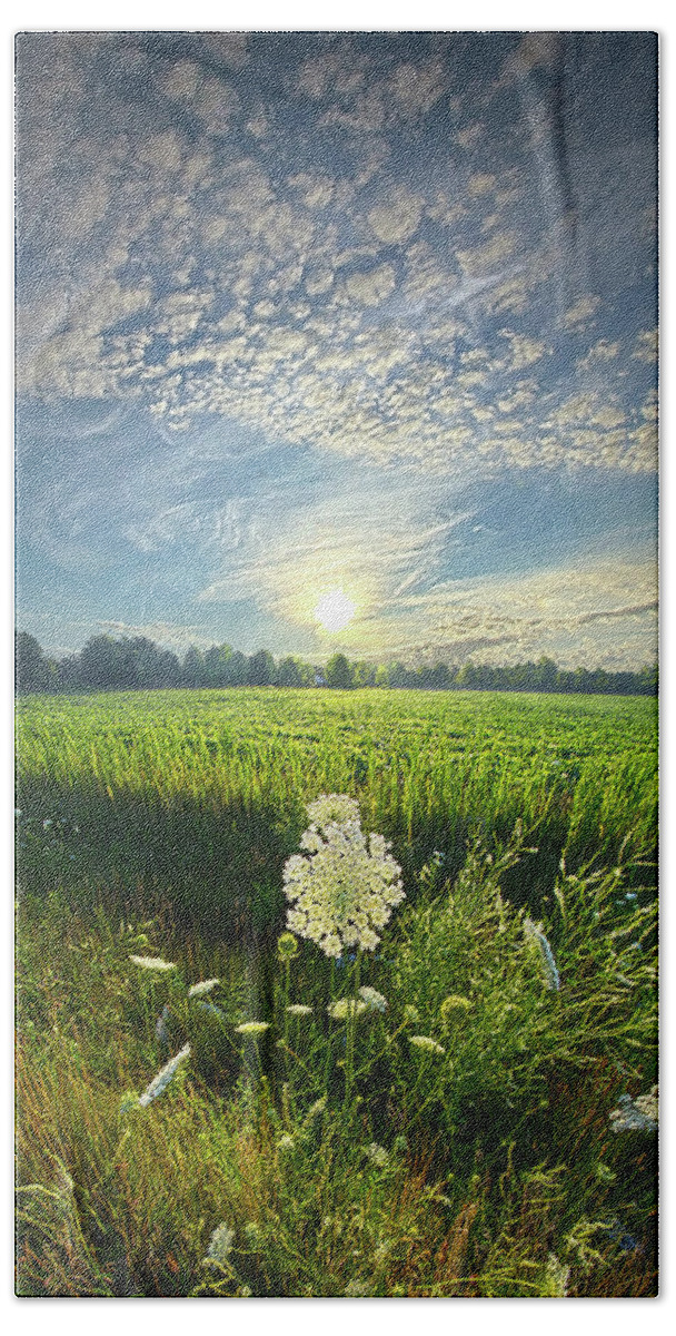 Life Bath Towel featuring the photograph The Great Wide Open by Phil Koch