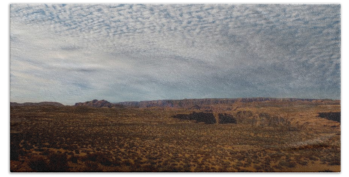 Desert Bath Towel featuring the photograph The High Desert of Northern Arizona by Laura Putman
