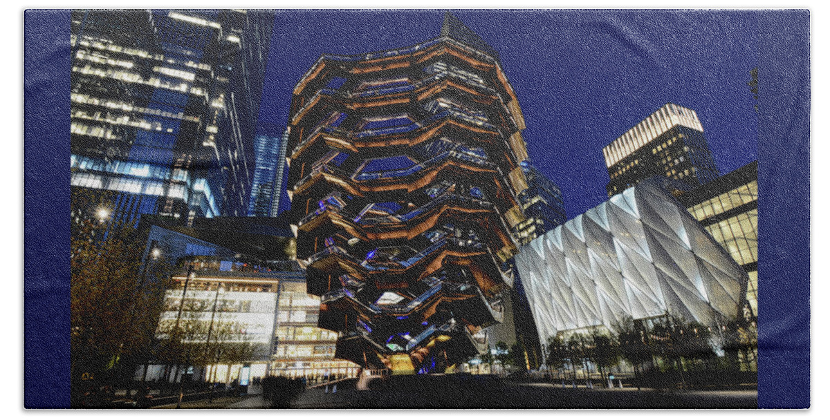 The Vessel Hand Towel featuring the photograph The Vessel, NYC - Hudson Yards, New York City by Earth And Spirit