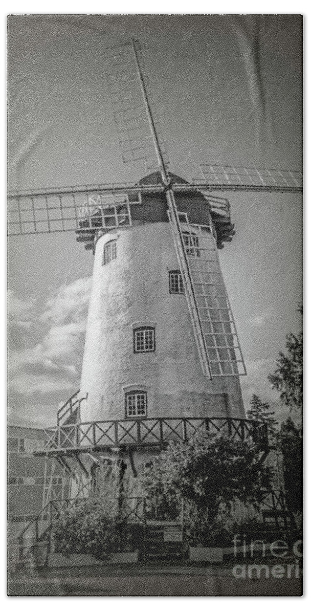 Windmill Hand Towel featuring the photograph The Windmill, Launceston, Tasmania, Australia #2 by Elaine Teague