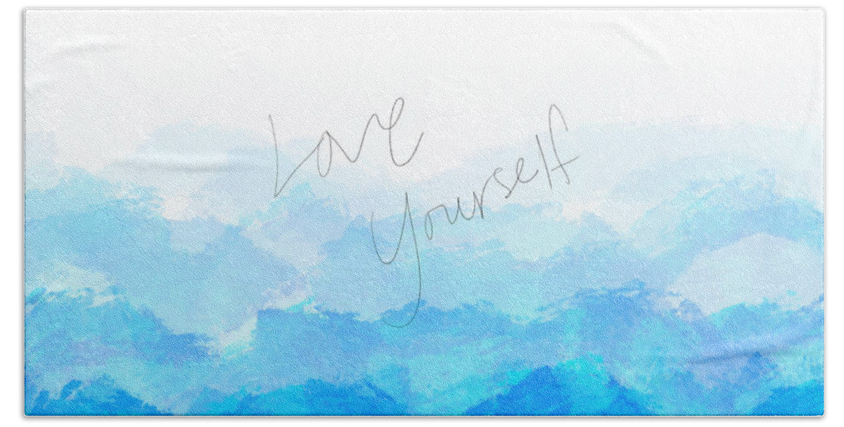 Love Yourself Bath Towel featuring the digital art Through the Storm by Amber Lasche