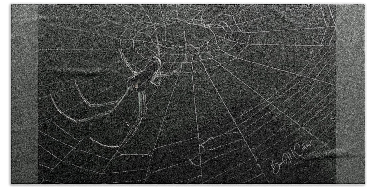 Spider Bath Towel featuring the photograph Tingle by Beverly M Collins