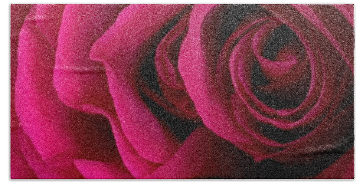 Rose Hand Towel featuring the digital art To Love Again... by Tiesa Wesen