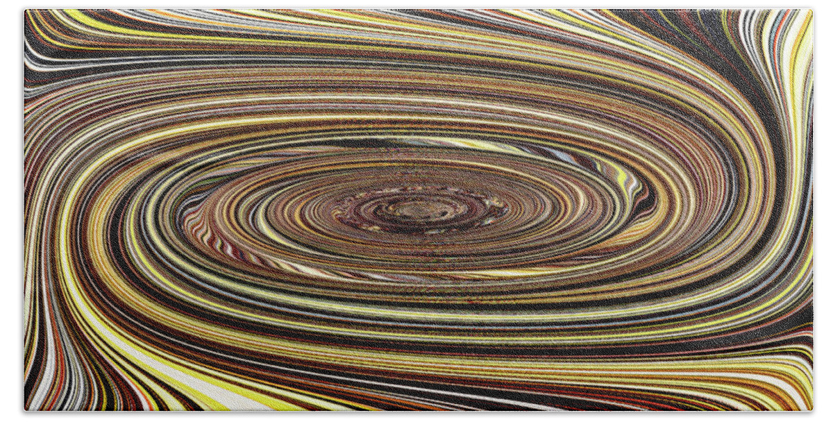 Tom Stanley Janca Spiral Abstract Pcps3 Bath Towel featuring the digital art Tom Staley Janca Abstract by Tom Janca