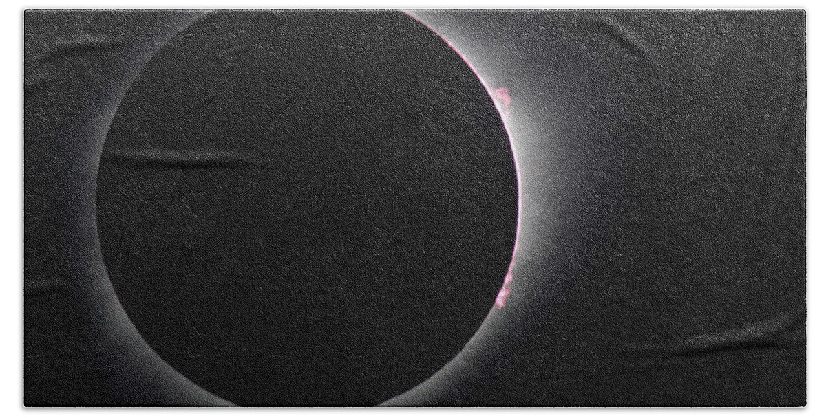2017 Hand Towel featuring the photograph Totality by Gerri Bigler