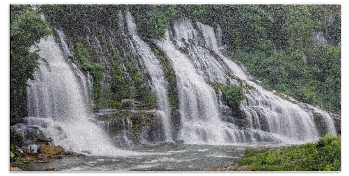  Bath Towel featuring the photograph Twin Falls by William Boggs
