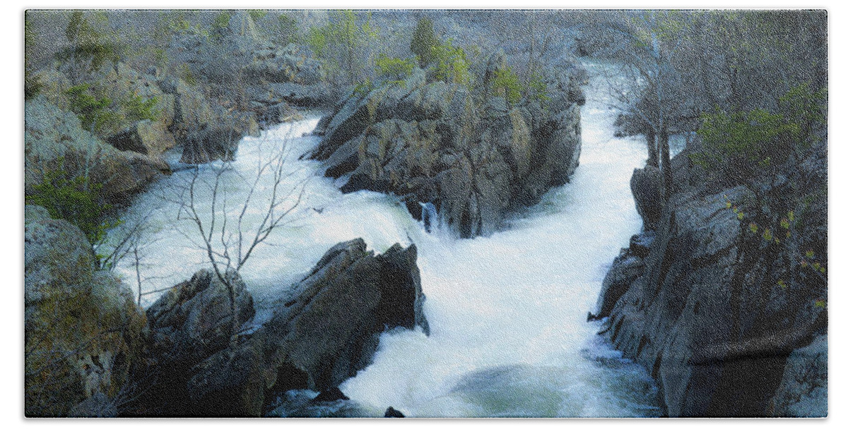 River Bath Towel featuring the photograph Two Rivers by Addison Likins