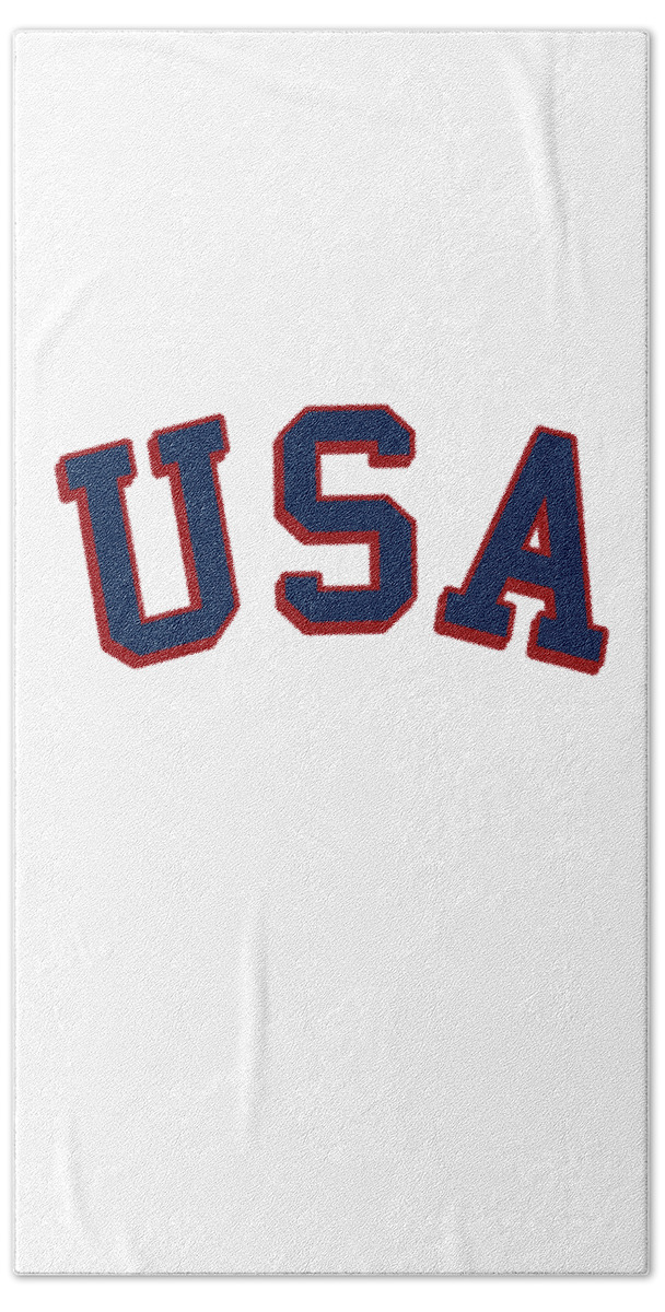 Usa Bath Towel featuring the digital art USA America 4th of July by Flippin Sweet Gear