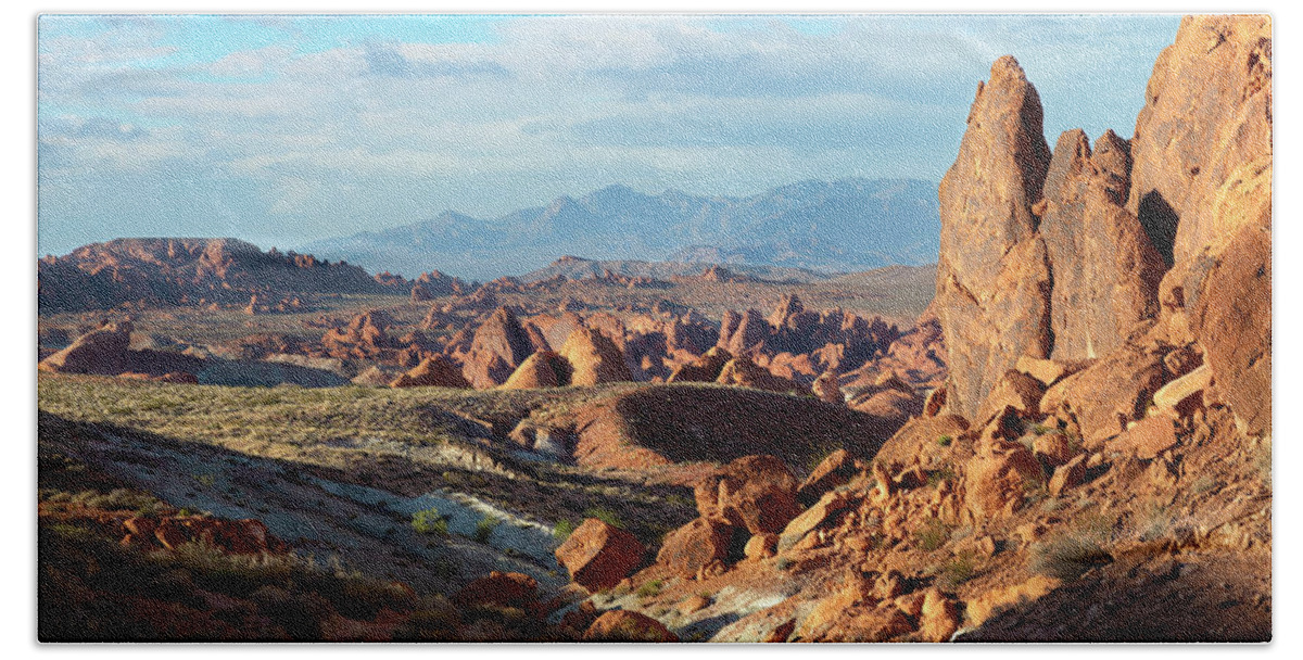 Nature Bath Towel featuring the photograph Valley Of Fire XXIII by Ricky Barnard
