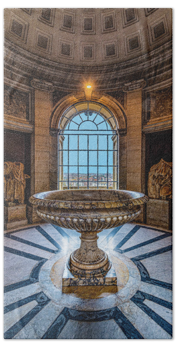 Vatican Bath Towel featuring the photograph Vatican Beauty by David Downs