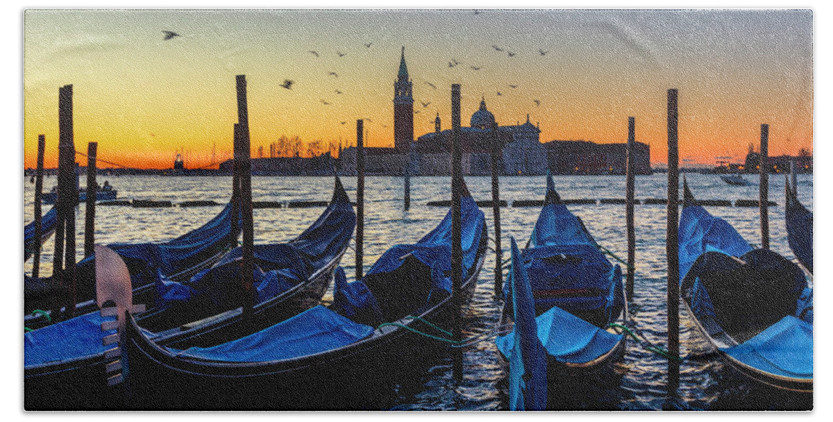 Italy Hand Towel featuring the photograph Venice by Evgeni Dinev