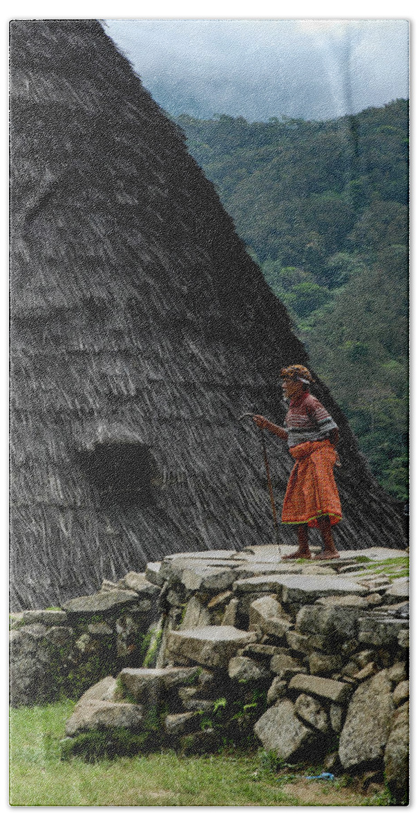 Wae Rebo Hand Towel featuring the photograph A Distant Village - Wae Rebo, Flores, Indonesia by Earth And Spirit