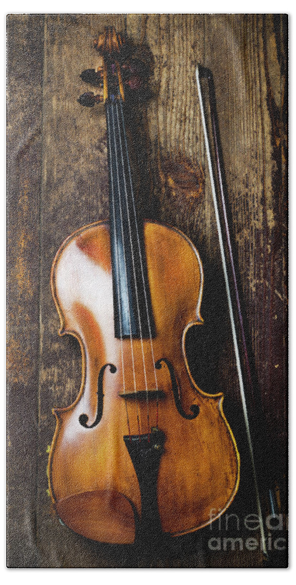 Violin Bath Towel featuring the photograph Viola by Jelena Jovanovic