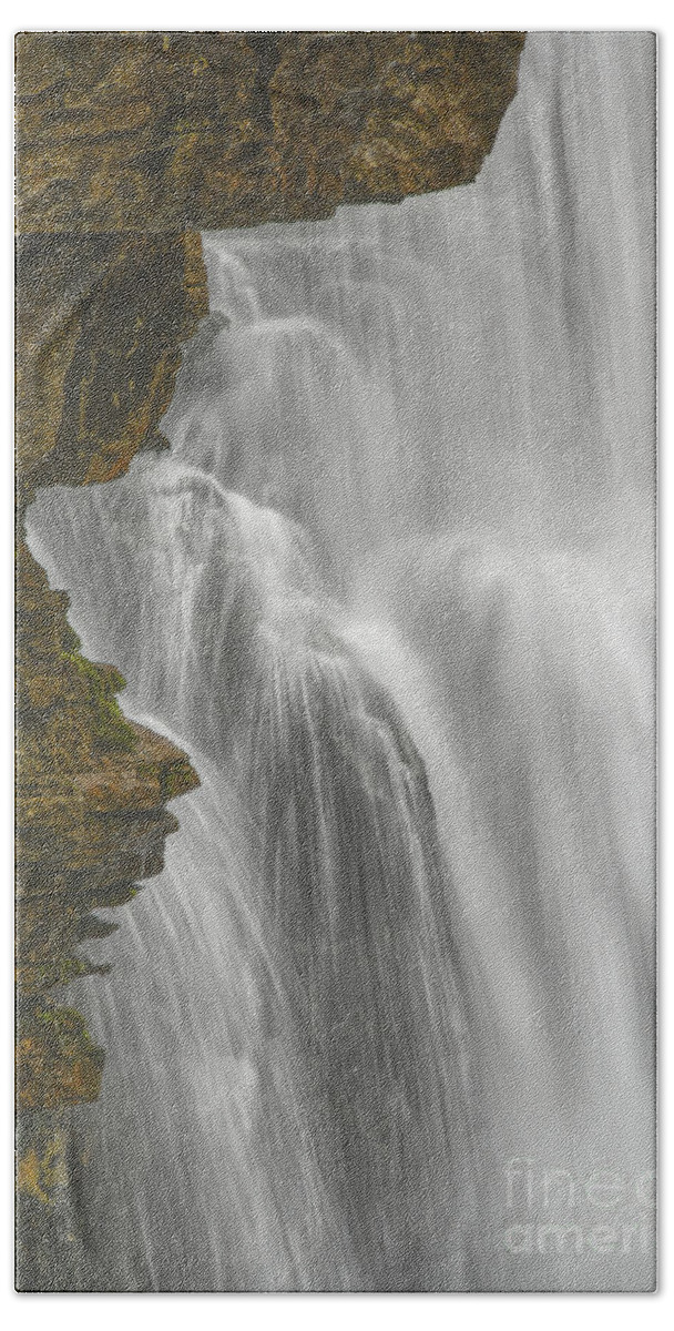 Virgin Falls Bath Towel featuring the photograph Virgin Falls 8 by Phil Perkins